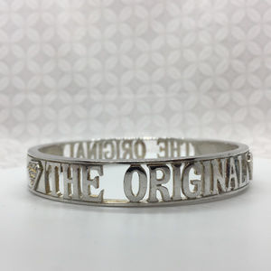 Noir DC comics Supergirl Superman bangle silver